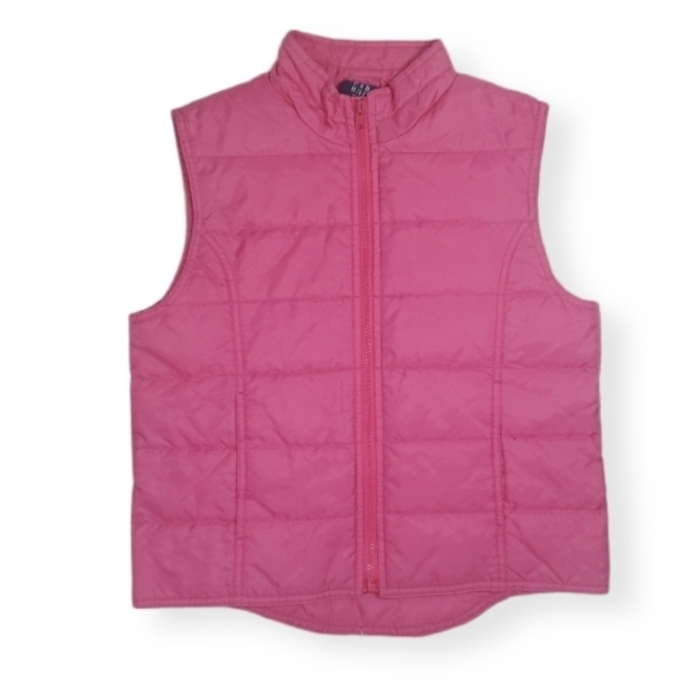 Gap Kids Vintage Pink Thin Zip Up Vest Girl XXL
